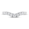 Thumbnail Image 3 of THE LEO Diamond Contour Anniversary Ring 1/2 ct tw Round-cut 14K White Gold