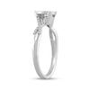 Thumbnail Image 2 of Diamond Cushion-Shaped Promise Ring 1/6 ct tw 10K White Gold