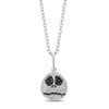 Thumbnail Image 0 of Disney Treasures The Nightmare Before Christmas Diamond Necklace 1/6 ct tw Sterling Silver 17"