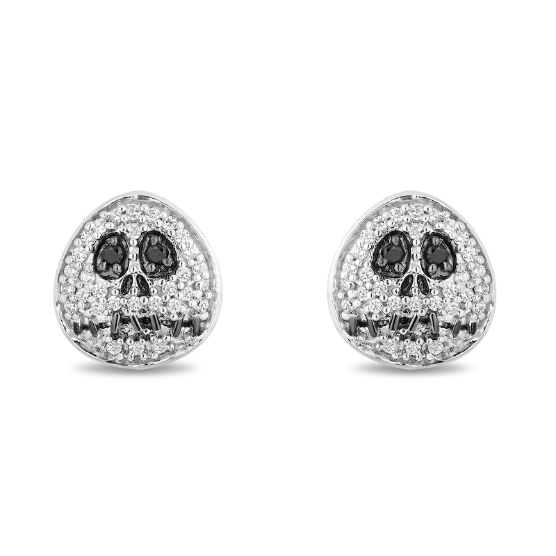 Main Image 2 of Disney Treasures The Nightmare Before Christmas Diamond Earrings 1/6 ct tw Sterling Silver
