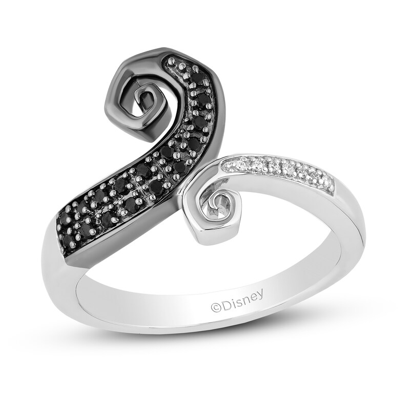 Disney Treasures Nightmare Before Christmas Diamond Ring 1 8 Ct Tw Sterling Silver Kay