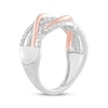 Thumbnail Image 1 of Diamond Fashion Ring 1/3 ct tw Round-cut 10K Two-Tone Gold