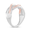 Thumbnail Image 2 of Diamond Fashion Ring 1/3 ct tw Round-cut 10K Two-Tone Gold