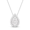 Thumbnail Image 1 of KAY Lab-Grown Diamonds Necklace 1 ct tw 14K White Gold 18&quot;