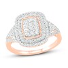 Thumbnail Image 0 of Diamond Fashion Ring 1/2 ct tw Round-cut 10K Rose Gold