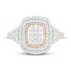 Thumbnail Image 1 of Diamond Fashion Ring 1/2 ct tw Round-cut 10K Rose Gold