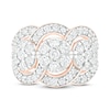 Thumbnail Image 1 of Diamond Fashion Ring 2 ct tw Round-cut 10K Rose Gold