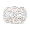 Thumbnail Image 2 of Diamond Fashion Ring 2 ct tw Round-cut 10K Rose Gold