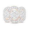 Thumbnail Image 1 of Diamond Fashion Ring 2 ct tw Round-cut 10K Rose Gold