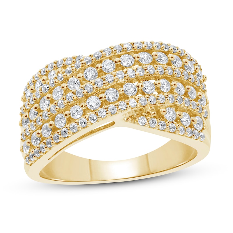 Main Image 1 of Diamond Fashion Ring 1 ct tw 10K Yellow Gold