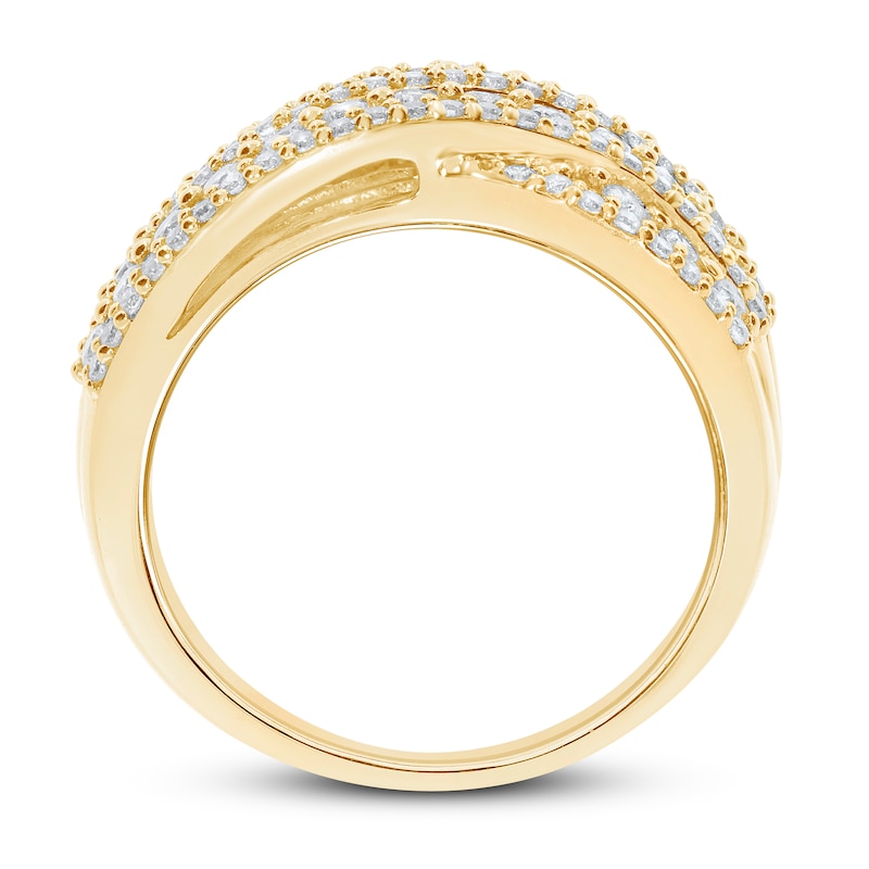 Main Image 3 of Diamond Fashion Ring 1 ct tw 10K Yellow Gold
