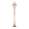 Thumbnail Image 2 of Love + Be Loved Diamond Ring 1/10 ct tw 10K Rose Gold