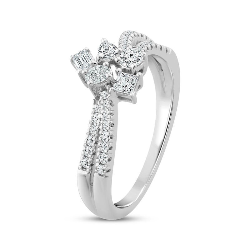 Main Image 2 of Diamond Ring 1/2 ct tw 10K White Gold