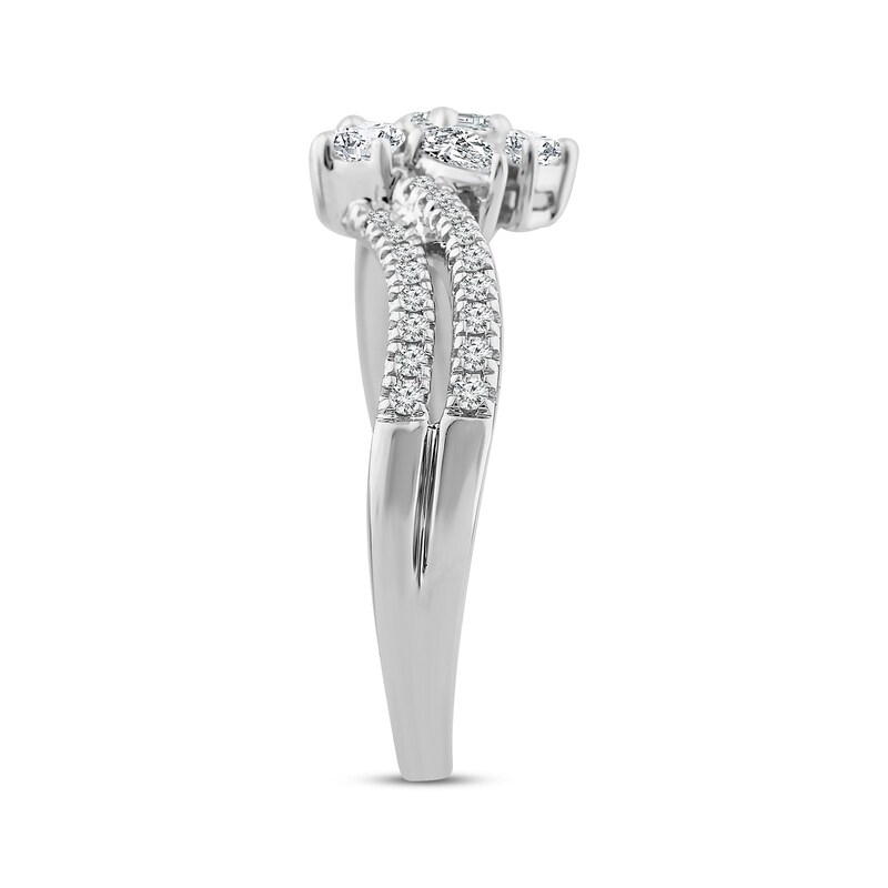 Diamond Ring 1/2 ct tw 10K White Gold