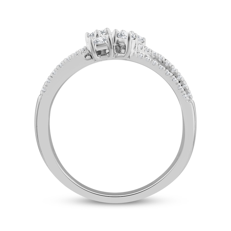 Diamond Ring 1/2 ct tw 10K White Gold
