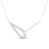 Thumbnail Image 0 of Love + Be Loved Diamond Necklace 1/3 ct tw Sterling Silver 18"