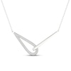 Thumbnail Image 1 of Love + Be Loved Diamond Necklace 1/3 ct tw Sterling Silver 18&quot;