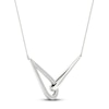 Thumbnail Image 2 of Love + Be Loved Diamond Necklace 1/3 ct tw Sterling Silver 18&quot;