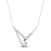 Thumbnail Image 1 of Love + Be Loved Diamond Necklace 1/3 ct tw Sterling Silver 18"