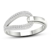 Thumbnail Image 1 of Love + Be Loved Diamond Ring 1/5 ct tw 10K White Gold