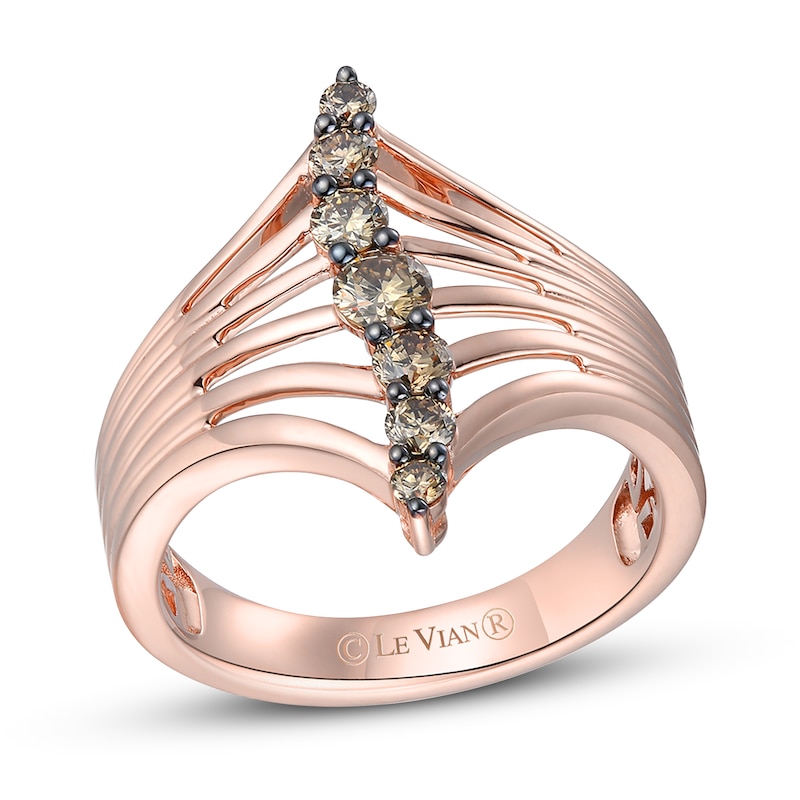 Main Image 1 of Le Vian Diamond Ring 1/4 ct tw 14K Strawberry Gold
