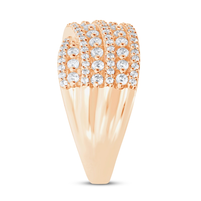 Main Image 2 of Diamond Fashion Ring 1 ct tw 10K Rose Gold