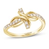 Le Vian Diamond Cross Ring 1/5 ct tw 14K Honey Gold