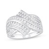 Thumbnail Image 1 of Diamond Ring 1/2 ct tw Round-cut Sterling Silver