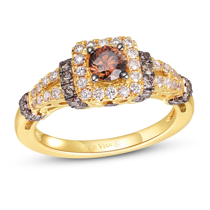 Main Image 1 of Le Vian Diamond Ring 1 ct tw 14K Honey Gold