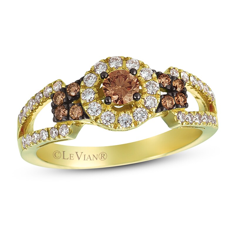 Main Image 1 of Le Vian Diamond Ring 5/8 ct tw 14K Honey Gold