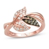 Thumbnail Image 1 of Le Vian Diamond Leaf Ring 1/4 ct tw 14K Strawberry Gold