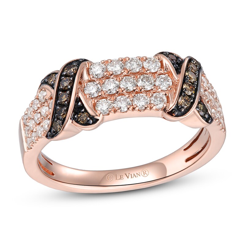 Main Image 1 of Le Vian Diamond Ring 1/2 ct tw 14K Strawberry Gold