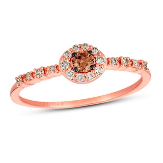 Le Vian Desert Diamonds Ring 1/4 ct tw 14K Strawberry Gold
