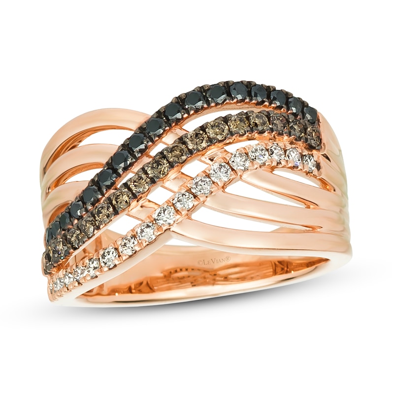 Main Image 1 of Le Vian Diamond Ring 5/8 ct tw 14K Strawberry Gold