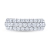 Thumbnail Image 2 of THE LEO Diamond Anniversary Ring 1-1/2 ct tw Round-Cut 14K White Gold