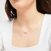 Thumbnail Image 2 of Hallmark Diamonds Infinity Necklace 1/10 ct tw 10K Yellow Gold 18&quot;