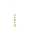 Thumbnail Image 3 of KAY Lab-Grown Diamonds Cross Necklace 1/2 ct tw 14K Yellow Gold 18&quot;
