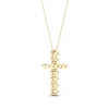 Thumbnail Image 4 of KAY Lab-Grown Diamonds Cross Necklace 1/2 ct tw 14K Yellow Gold 18&quot;