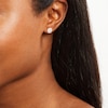 Thumbnail Image 5 of KAY Lab-Grown Diamonds Flower Stud Earrings 1 ct tw Round-Cut 14K Yellow Gold