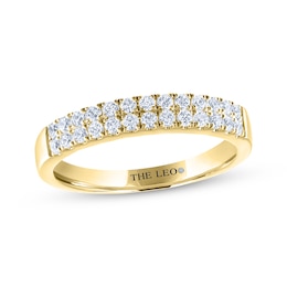 THE LEO Diamond Anniversary Band 3/8 ct tw Round-cut 14K Yellow Gold