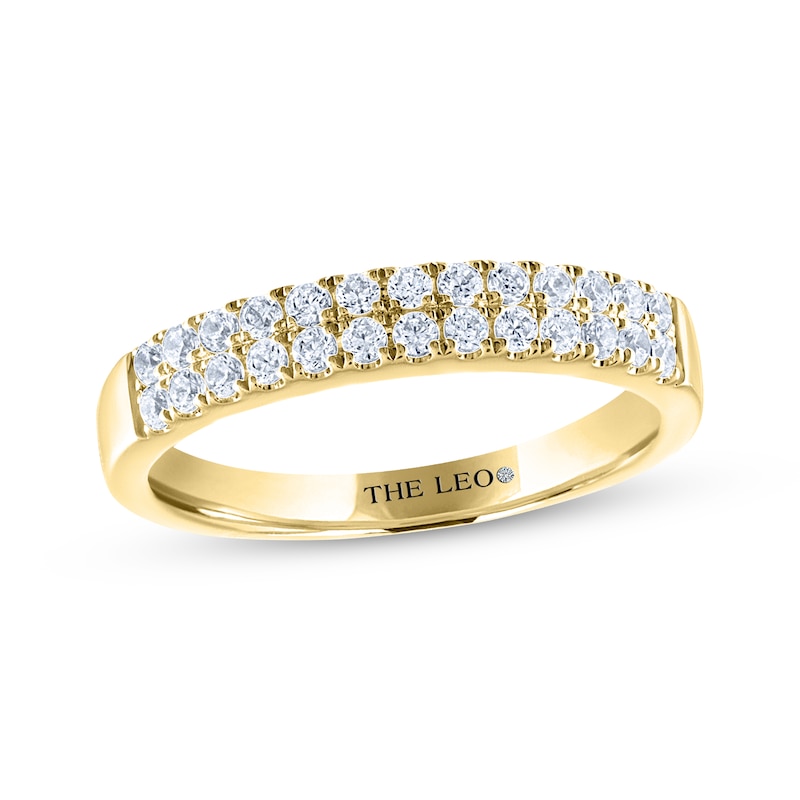 THE LEO Diamond Anniversary Band 3/8 ct tw Round-cut 14K Yellow Gold