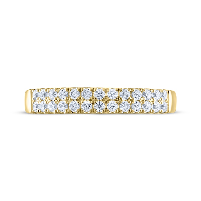 THE LEO Diamond Anniversary Band 3/8 ct tw Round-cut 14K Yellow Gold