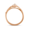 Thumbnail Image 1 of Diamond Ring 1/4 ct tw Marquise & Round 10K Rose Gold