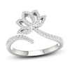 Thumbnail Image 1 of By Women For Women Diamond Lotus Ring 1/4 ct tw Round-cut 10K White Gold