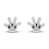 Thumbnail Image 1 of Disney Treasures Diamond Mickey Mouse Glove Earrings 1/5 ct tw Sterling Silver