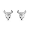 Thumbnail Image 1 of Disney Treasures "Bambi" Diamond Stud Earrings 1/8 ct tw Sterling Silver