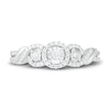 Thumbnail Image 2 of Diamond 3-Stone Ring 1/4 ct tw Round-cut Sterling Silver