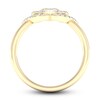 Thumbnail Image 3 of By Women For Women Diamond Lotus Flower Ring 1/5 ct tw Round-Cut 10K Yellow Gold