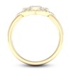 Thumbnail Image 3 of By Women For Women Diamond Lotus Flower Ring 1/5 ct tw Round-Cut 10K Yellow Gold