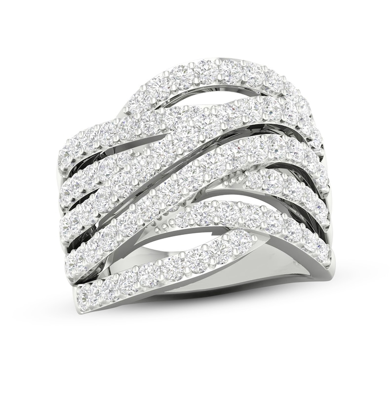 Main Image 1 of Diamond Ring 2 ct tw Round-Cut 14K White Gold